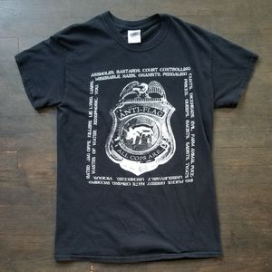 This Anti-Flag T shirt is Pre-Owned, so it does ha